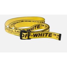 Off-White Yellow Belt 5.5 ft long NEW IN BAG picture