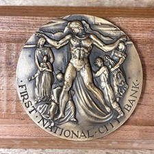 Medal 1962 First National City Bank 150th Anniversary Bronze picture