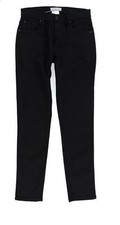 James Jeans 158263 Women's Twiggy High Class Skinny Flat Black jeans Size 31 picture