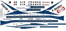 BSmodelle 100066 - 1/100 Sud SE210 Caravelle Air France decal for aircraft model picture