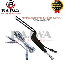 REUSABLE NON-STICK BAYONET SUCTION BIPOLAR FORCEPS 1PC picture
