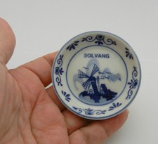 Vintage Delft Blue Holland Hand Painted Mini Plate souvenir 