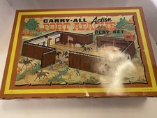 Vintage 1968 Carry All Fort Apache #4685 Tin Action Playset Marx Incomplete picture