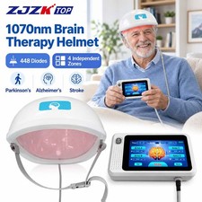 1070nm 448 Diodes Light Therapy Helmet for Post Concussion Brain Fog Touch Scree picture