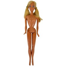 Vintage Mattel 1966 Korea Malibu or PJ Barbie Doll Blonde Pigtails Twist n Turn picture