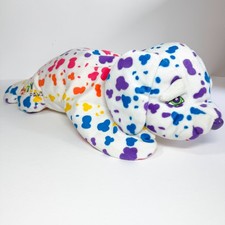 🔥 Rare Vtg Lisa Frank Dotty Paws Bean Bag Plush 24