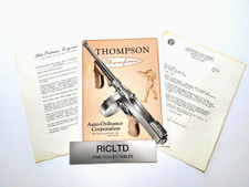 Original 1927A3 .22lr Thompson  Instructions/ATF Letter/MINT CATALOG picture