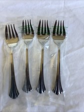Reed And Barton Stainless 18/8 Flatware Japan “1800” (4) Salad Forks NEW#0149 picture