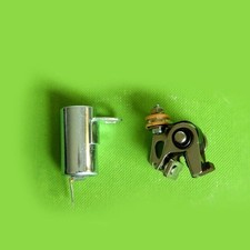 1969-95 Kawasaki Condenser & Contact Points Kit tune up g3 g4 g5 kh100 mc1 kd80 picture