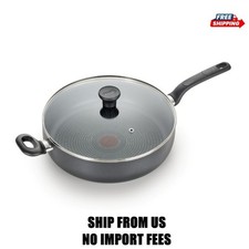 T-fal Easy Care Nonstick Cookware, Jumbo Cooker, 5 Quart, Grey picture