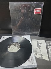 AC/DC Back In Black Lp Vinyl 1980 1st 'RL' Press Shrink/Hype/Insert EX/NM- picture