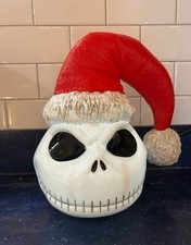 Jack Skellington Santa LED Popcorn Bucket Nightmare Before Christmas In Hand AMC picture