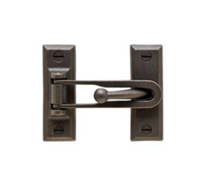 Swing Bar Door Guard, Home Security Lock, Antique Bronze Rocky Mountain Hardware picture