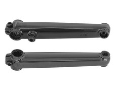BMX Bicycle Cro-Mo Crank Arm Set 170mm 19mm 8-Spline 3 Piece Crank Arms Black. picture