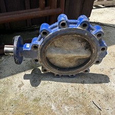 Keystone AR2 Iron Stainless Lugged Butterfly Valve. Used picture