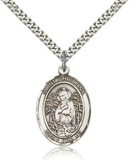 Saint Christina The Astonishing Medal For Men - .925 Sterling Silver Necklace... picture