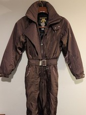 Womens Descente Ski Suit One Piece Snowsuit Snow Bib Vintage 90s Retro Apres 6 picture