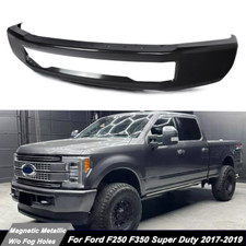 For 2017-2019 Ford F250 F350 Magnetic Metallic Steel Front Lower Bumper Face Bar picture