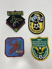 4 Vintage Arizona Soccer Club Patches Tempe Tucson Phoenix Youth Lot of 4 picture