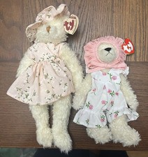 Ty Attic Treasures Collection Nola And Rosalie Plush 1993 Lot Of 2 With Tags EUC picture