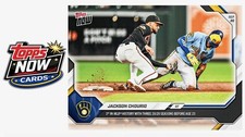 2026 Topps Now MLB #698 Jackson Chourio Milwaukee Brewers - PRESALE picture
