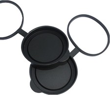 Universal Binocular Lens Covers - 10X42 Rubber Caps | Protective Objective & Eye picture