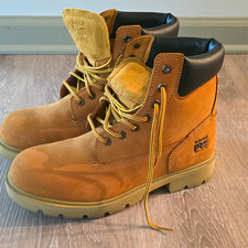 Timberland PRO 6in Tan/Brown Leather Industrial Work Boots, 6