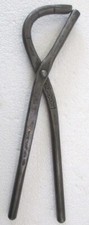 ANTIQUE TONG TOOL FINGER  AND THUMB DESIGN RARE . picture