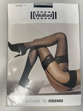 Wolford Affair 10 Stockings, Medium (Black) picture