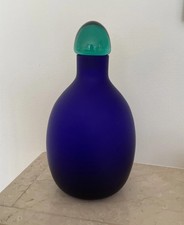 V. Nason & C. Italian Murano Glass Purple Glass 8.5” Decanter Or Bottle, Marked picture