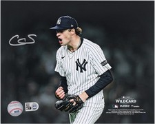 Cam Schlittler Yankees Signed 8x10 2025 AL Wild Card Strikeout Spotlight Photo picture