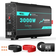 HQST 3000W 12V Pure Sine Wave Inverter with 6000W Surge (5s max) picture