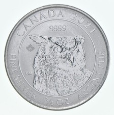 2021 Canada 2 Dollars Silver Owl 3/4 Oz 0.75 Oz Silver picture