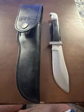 Vintage 1972 Buck 103 Skinner Knife with Leather Sheath picture