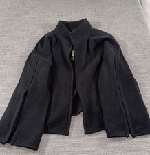 Jones New York Black Mock Neck Cardigan Jacket Size S picture