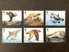 JERSEY 2021 SEABIRDS & MARINE LIFE / EUROPA 6v MNH MINT SG2531/2536 picture
