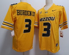 3 Colors Luther Burden III 3# Missouri Tigers Jersey All Stitched picture