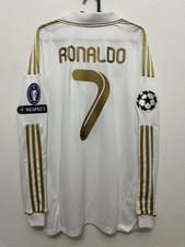 Classic Retro 2011/12 Real Madrid Home L/S Jersey #7 C.Ronaldo picture