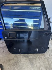 Driver & Passenger Full Hard Doors PAIR BLACK PX8 97-06 Jeep TJ Wrangler picture