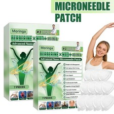50% OFF Moringa Berberine x NAD+ 10-in-1 Advanced Nano Microneedle Patches New** picture