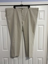 NWT Dockers Signature Khaki Big and Tall STraight Fit Beige size 54x30 picture