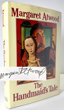 The Handmaid's Tale SIGNED by Margaret Atwood 1985 CA 2nd printing in Mylar picture