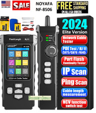 NOYAFA NF-8506 LCD Digital Network Cable LAN Ethernet Tester Rechargeable picture
