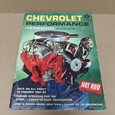 Auto Vintage 1963 Chevrolet Performance Handbook Hot Rod Magazine Ocee (4-5) picture