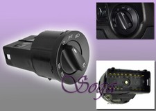 EURO HEAD LIGHT FOG LAMP SWITCH FOR 99-05 VW MK4 GOLF JETTA BEETLE US SELLER NEW picture