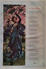 OCTAVE GUILLONNET (1872-1967) Vintage ORIGINAL 1898 Lithograph Figaro Illustre picture