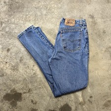 Levi's Jeans Men 30x32 Blue 512 Orange Tab Slim Tapered 90s VTG USA picture