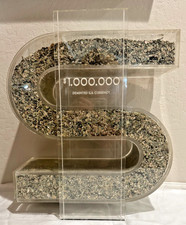 1 Million Dollars Deminted Federal Shredded U.S. Currency Money Lucite - DS31 picture