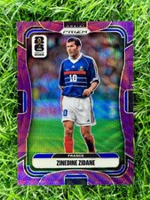 2026 Panini Prizm Fifa World Cup - Zinedine Zidane #42 Purple Wave Prizm /95 picture