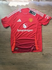 adidas Manchester United Home Authentic Jersey 2024/25 Mens Large NWT JF1291 picture